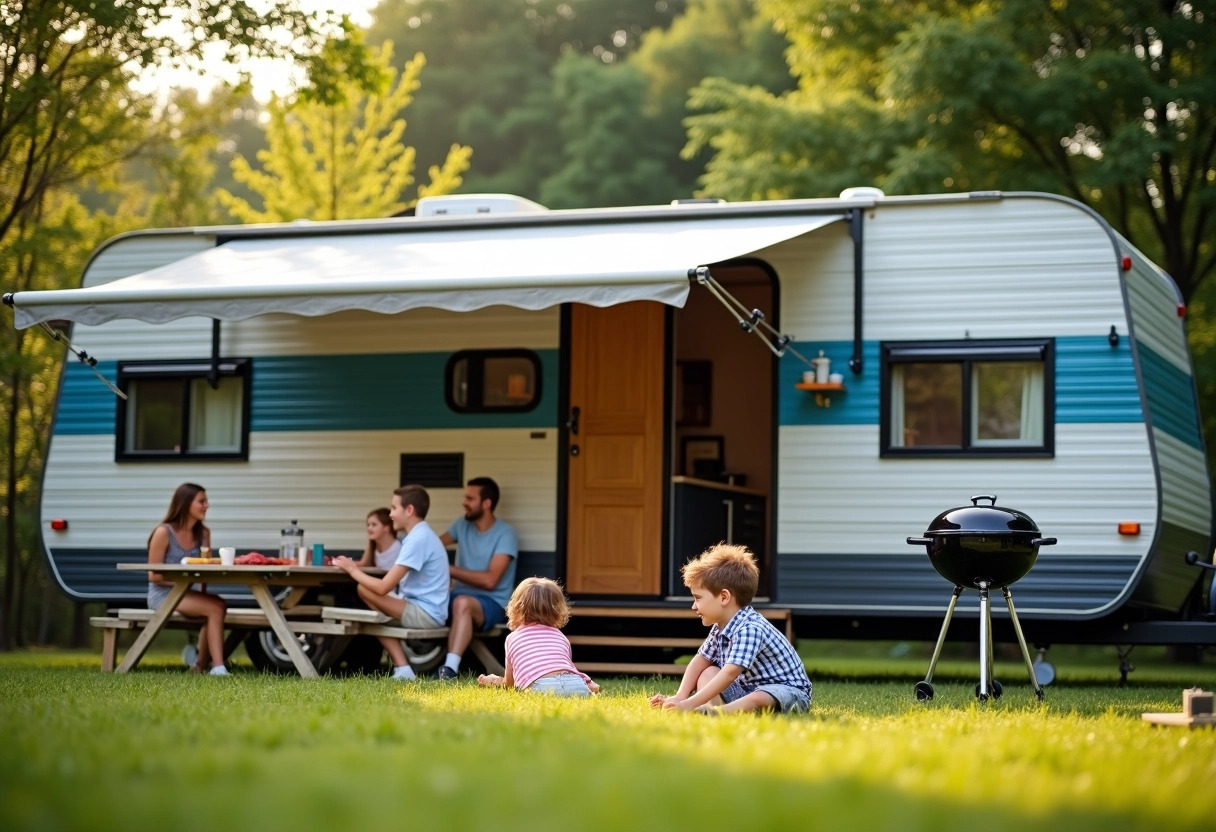 mobile home camping